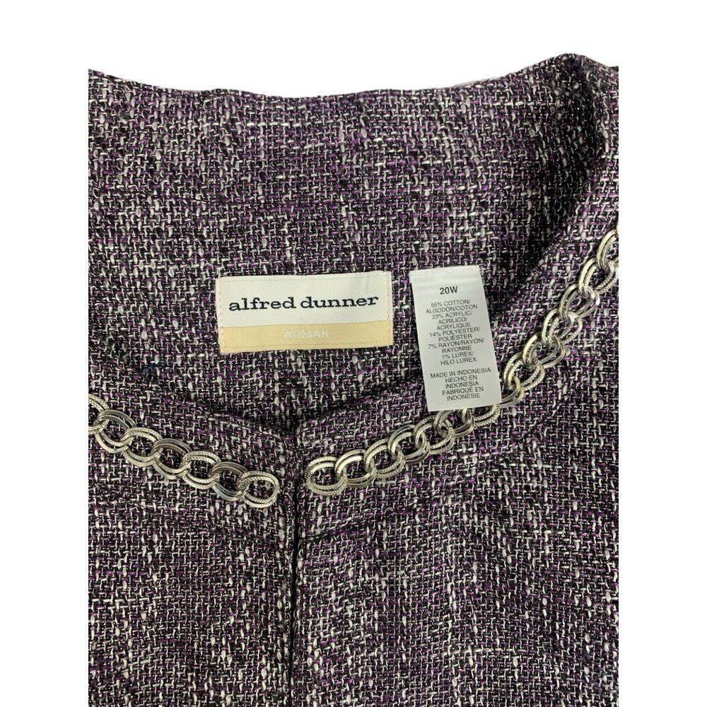 Alfred Dunner Women's Icy Blazer - Picture 5 of 8